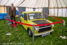 IMM 2019 Bristol - Classic Car Road Trip, IMM 2019 Bristol: Tijdens het IMM in Bristol werd de Mini van Mr. Bean tentoongesteld, deze Mini 1000 uit 1977 werd...
