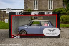 Ireland 2017 - The International Mini Meeting (IMM) 2017 at Westport, our own classic Mini inside a large Corgi box in front of Westport House. The IMM 2017 was...