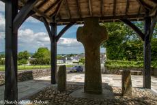 Ireland 2017 - Classic Car Road Trip Ireland: The High Cross at Carndonagh, also known as the Donagh Cross or High Cross of St. Patrick. The High Cross is...