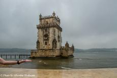 Portugal - Classic Car Road Trip from the Netherlands to Portugal: The Tower of Belém, a fortified tower located in the Belém...