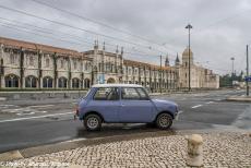 Portugal - Classic Car Road Trip Portugal: We drove in our own Mini Authi to the Belém District of Lisbon to visit to the Monastery of...