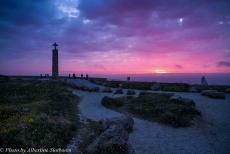 Portugal, IMM Praia de Mira - Classic Car Road Trip Portugal: We watched a breathtaking sunset at Cabo da Roca (Cape Roca). An inscription on the monumental obelisk mentions...