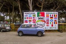 Portugal, IMM Praia de Mira - Classic Car Road Trip from the Netherlands to Portugal: We travelled in our lavender blue Mini Authi to the 40th IMM (International Mini Meeting)....
