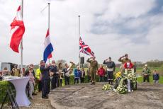 Herdenking Operation Quick Anger 2018 - Westervoort, herdenkingsceremonie Operation Quick Anger 2018:&nbsp;De herdenking van Operation Quick Anger vond plaats bij het monument de...