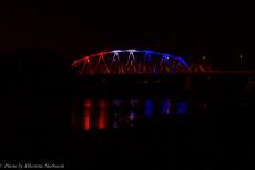Herdenking Operation Quick Anger 2018 - Herdenking&nbsp;Operation Quick Anger 2018: De brug over de rivier de IJssel bij Westervoort wordt tijdens de herdenkingen van deze militaire...