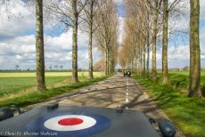 Commemoration Operation Quick Anger 2019 - Operation Quick Anger Commemoration 2019: The bonnet of our own Ford GPW Jeep while driving through the Liemers, a rural region in the Netherlands...