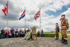 Herdenking Operation Quick Anger 2019 - Herdenking Operation Quick Anger 2019: De herdenking bij het monument de Oversteek naar de Bevrijding bij Westervoort. Nadat de vlaggen van...