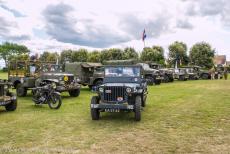 Normandy, 75 years after D-Day - Memorial tour in a Ford GPW Jeep through Normandy: Our 1942 Ford GPW Jeep in front of a row of WWII military vehicles. On 6... Normandy, 75 years after D-Day - Memorial tour in a Ford GPW Jeep through Normandy: Our 1942 Ford GPW Jeep in front of a row of WWII military vehicles. On 6...