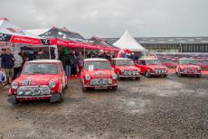 IMM 2019 Bristol - Classic Car Road Trip, IMM 2019 Bristol: De exacte replica's van de vijf classic Mini's Coopers die vanaf 1964 tot 1967 hebben deelgenomen...