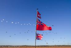 75 years after the Battle of Arnhem - Classic Car Road Trip: A mass parachute drop over the Dutch Ginkel Heath 75 years after the Battle of Arnhem. The Battle of Arnhem was...