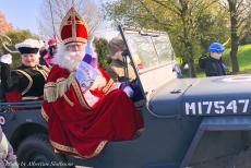 Arrival of Sinterklaas - Arrival of Sinterklaas in our 1942 Ford Jeep, November 2022: Sinterklaas is a stately older man with long white hair and a beard. He is... Arrival of Sinterklaas - Arrival of Sinterklaas in our 1942 Ford Jeep, November 2022: Sinterklaas is a stately older man with long white hair and a beard. He is...