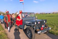 Arrival of Sinterklaas - Arrival of Sinterklaas in our 1942 Ford GPW Jeep: In November 2022, after mooring his boat, Sinterklaas was welcomed by the mayor. The saint... Arrival of Sinterklaas - Arrival of Sinterklaas in our 1942 Ford GPW Jeep: In November 2022, after mooring his boat, Sinterklaas was welcomed by the mayor. The saint...
