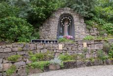 Germany, IMM Geiselwind - IMM Geiselwind, Germany: The Mariengrotte (Mary's Grotto) in Geiselwind was built in 2018. This small grotto is located on a meditation route,...