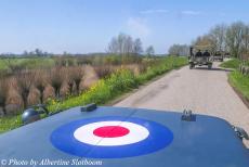 Commemoration Operation Quick Anger 2023 - Commemoration Operation Quick Anger and Memorial Tour 2023: A 1942 Ford GPW Jeep painted in Royal Air Force blue. The RAF (Royal Air Force)...