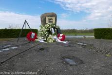 Commemoration Operation Quick Anger 2023 - Westervoort, Commemoration Operation Quick Anger 2023: The war memorial Crossing to Liberation is situated on the east bank of the river...