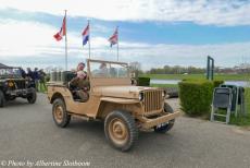 Commemoration Operation Quick Anger 2023 - Westervoort, Commemoration Operation Quick Anger 2023: A 1942 Ford GPW Jeep in front of the war memorial Crossing to...