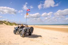Normandy, 70 years after D-Day - Memorial tour along the Normandy landing beaches: Our Jeep on Utah Beach, with the iconic Utah Beach D-Day Museum just visible in the background.... Normandy, 70 years after D-Day - Memorial tour along the Normandy landing beaches: Our Jeep on Utah Beach, with the iconic Utah Beach D-Day Museum just visible in the background....