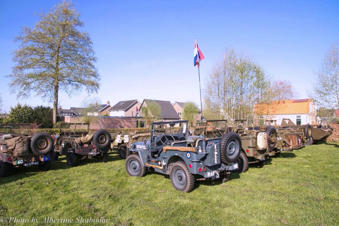 Commemoration Operation Quick Anger 2025 - Commemoration Operation Quick Anger, 12 April 2025: More than 50 WWII vehicles and their owners gathered at Huize Vredenburg in... Commemoration Operation Quick Anger 2025 - Commemoration Operation Quick Anger, 12 April 2025: More than 50 WWII vehicles and their owners gathered at Huize Vredenburg in...
