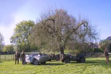 Commemoration Operation Quick Anger 2025 - Westervoort, Commemoration Operation Quick Anger 2025: A 1943 Ford GPA in the grounds of Huize Vredenburg. A Ford GPA is...