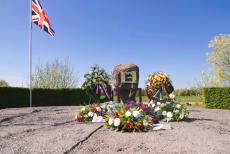 Commemoration Operation Quick Anger 2025 - Commemoration Operation Quick Anger 2025: The Crossing to Liberation war monument commemorates the Allied soldiers who died here in April...