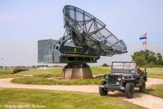 Normandy 2009 - Classic Car Road Trip Normandy 2009: Our own Ford GPW Jeep next to the 'Würzburg-Riese' on the grounds of the Radar...