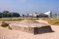 Normandy, 65 years after D-Day - Juno Beach, Normandy, the 65th anniversary of D-Day: A German underground command post and observation bunker in front of the Juno Beach... Normandy, 65 years after D-Day - Juno Beach, Normandy, the 65th anniversary of D-Day: A German underground command post and observation bunker in front of the Juno Beach...