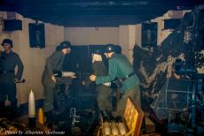 Normandy, 65 years after D-Day - The 65th anniversary of D-Day: Inside a casemate of the Musée de la Batterie de Merville. This museum is housed within the huge, still... Normandy, 65 years after D-Day - The 65th anniversary of D-Day: Inside a casemate of the Musée de la Batterie de Merville. This museum is housed within the huge, still...
