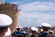 Normandy, 65 years after D-Day - Normandy 2009: The 65th anniversary of the D-Day landings at Mont-Saint-Michel, a small rocky island in front off the coast of... Normandy, 65 years after D-Day - Normandy 2009: The 65th anniversary of the D-Day landings at Mont-Saint-Michel, a small rocky island in front off the coast of...