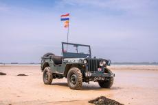 Normandy, 65 years after D-Day - The 65th anniversary of D-Day, Normandy 2009: Our own RAF-blue 1942 Ford Jeep on Gold Beach at Arromanches-les-Bains, France. We made a memorial... Normandy, 65 years after D-Day - The 65th anniversary of D-Day, Normandy 2009: Our own RAF-blue 1942 Ford Jeep on Gold Beach at Arromanches-les-Bains, France. We made a memorial...