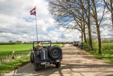 Herdenking Operation Cannonshot 2018 - Herdenkingsrit Operation Cannonshot: In onze Ford Jeep rijden we over de dijk van het dorp Voorst naar het dorp Wilp en passeren...